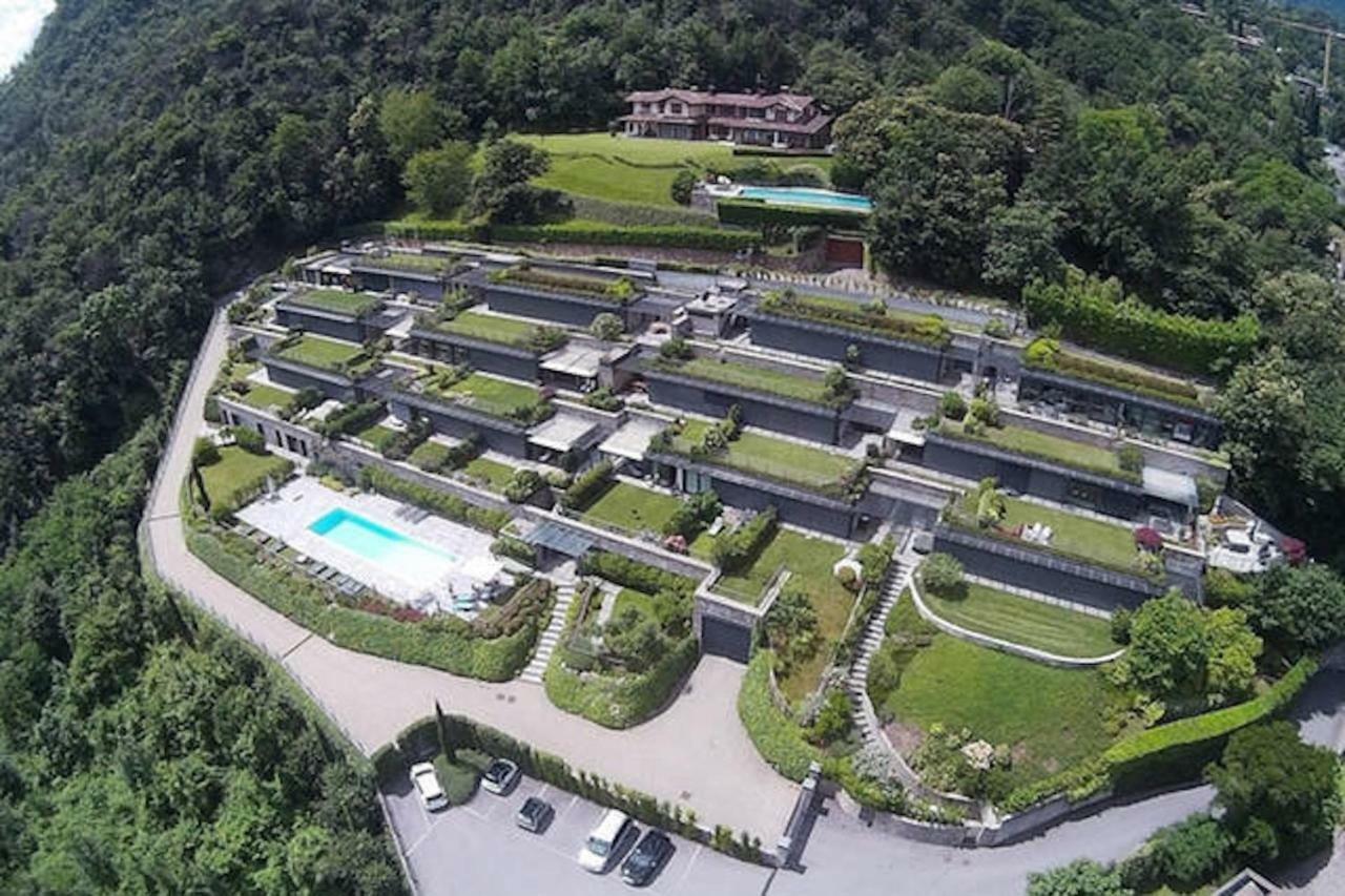Parco San Andrea Elegante Villa Менаджо Екстериор снимка